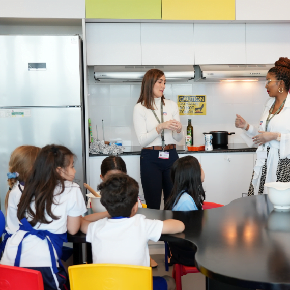 Creating challenging and well-equipped spaces to inspire and motivate through cooking classes